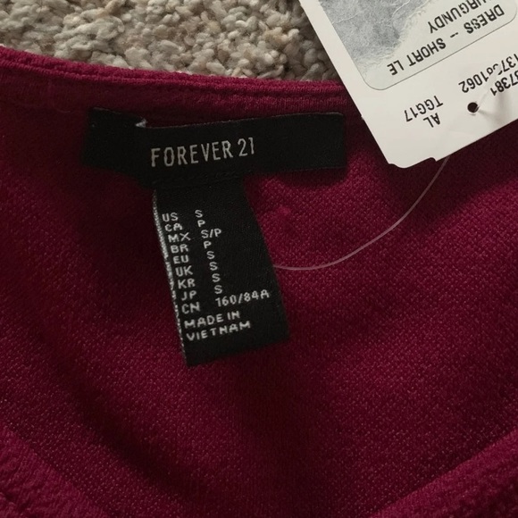 New Burgundy Dress - Picture 7 of 8